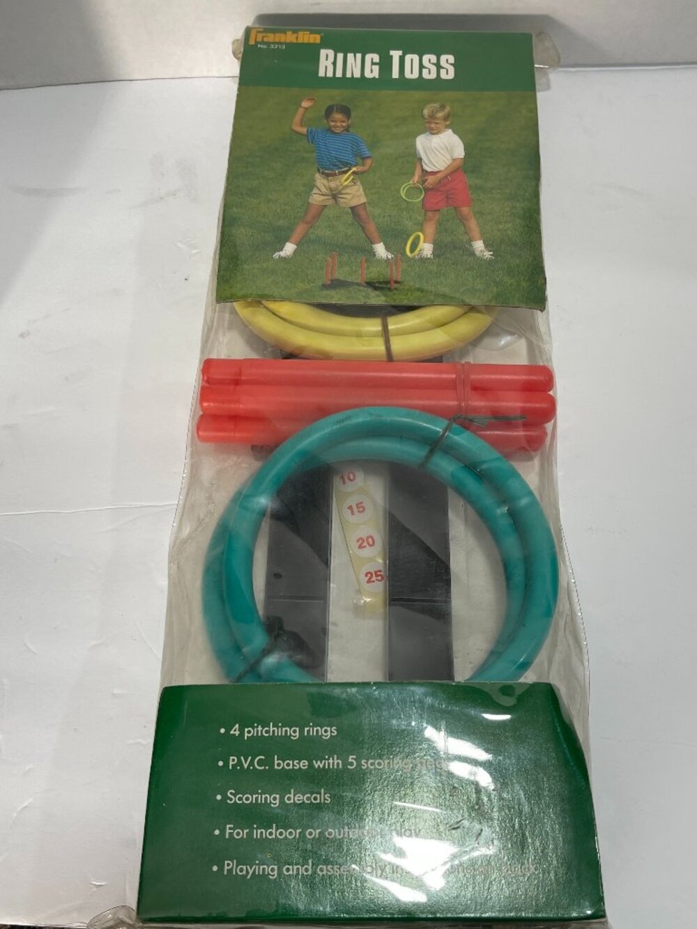 VTG Franklin Ring Toss Game Indoor or Outdoor Play New Old Stock Classic Sealed